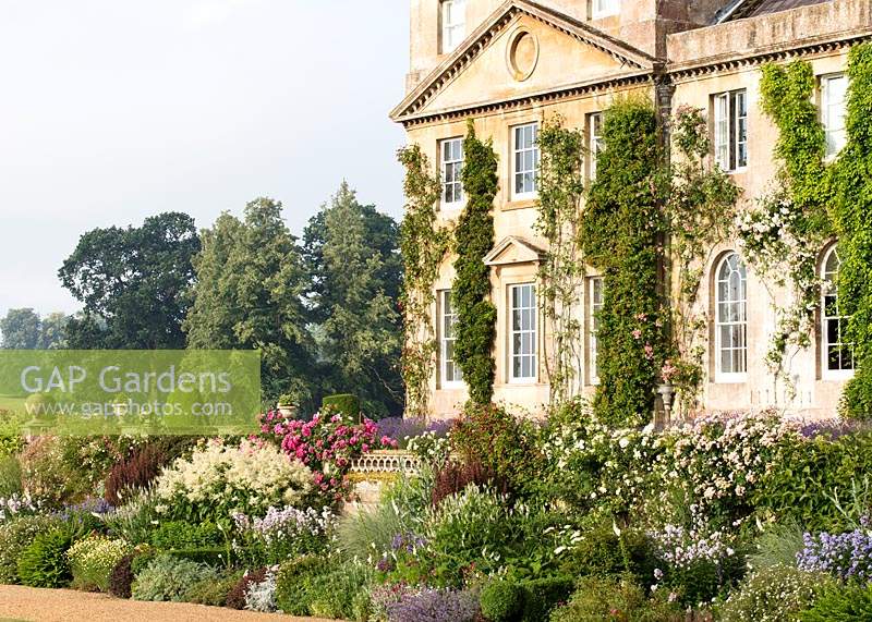 The Dowager's Border at Bowood House, Wiltshire, UK.
