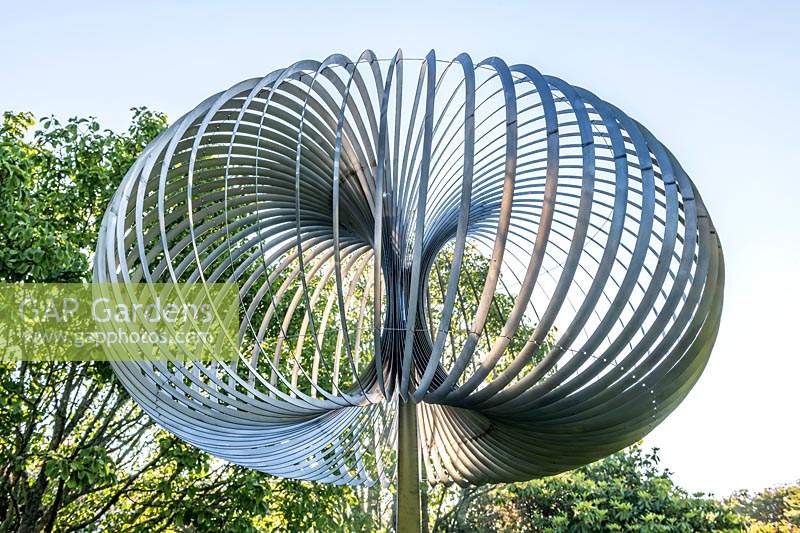 Outdoor sculpture exhibition at Borde Hill, Sussex, UK.