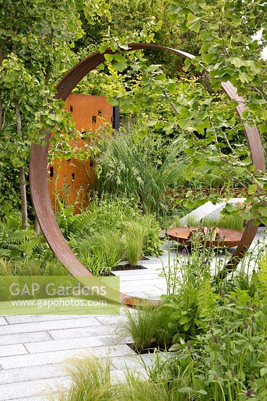 'High Line' garden at BBC Gardeners World Live 2019, based on the High Line Garden in New York 