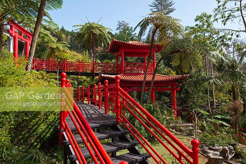 Japanese garden at Monte Palace Tropical Garden, Madeira