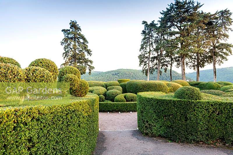The gardens of Marqueyssac, Dordogne, VÃ©zac, France