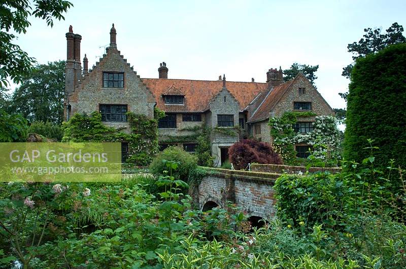 Hindringham Hall and gardens, Norfolk, UK