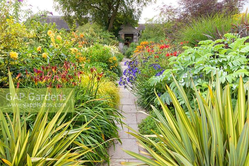 The Summerhouse Garden Wollerton Old Hall Garden, near Market Drayton, Shropshire, UK