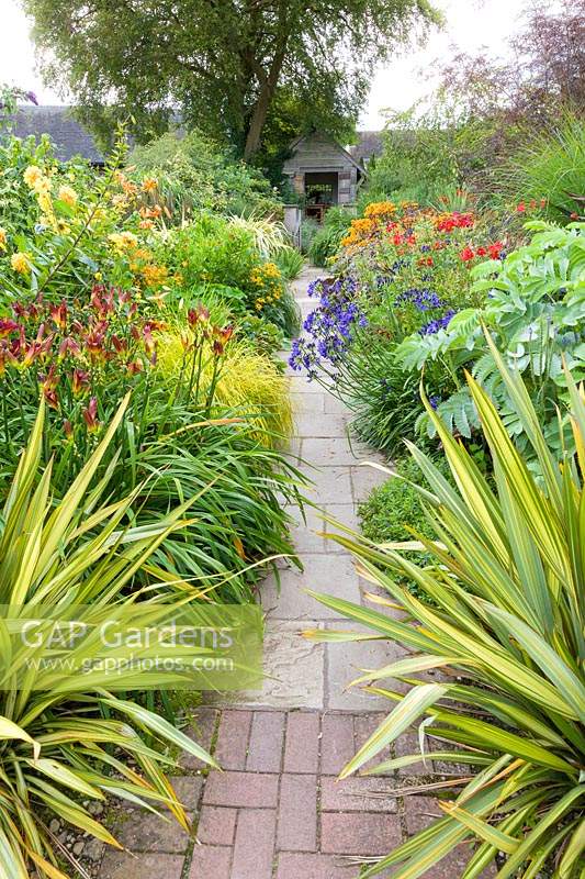 The Summerhouse Garden Wollerton Old Hall Garden, near Market Drayton, Shropshire, UK