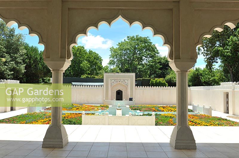Indian Char Bagh Garden at the Themed Gardens Collection in Hamilton, New Zealand