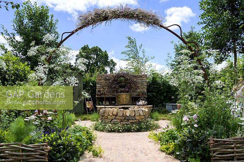 The Naturecraft Garden, RHS Hampton Court Garden Festival, 2019. 