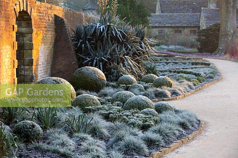 The Winter garden at Wakehurst, West Sussex, UK