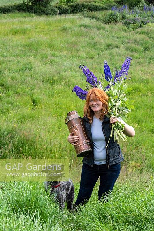 Quirky Flowers, Flower Farm - owners portrait