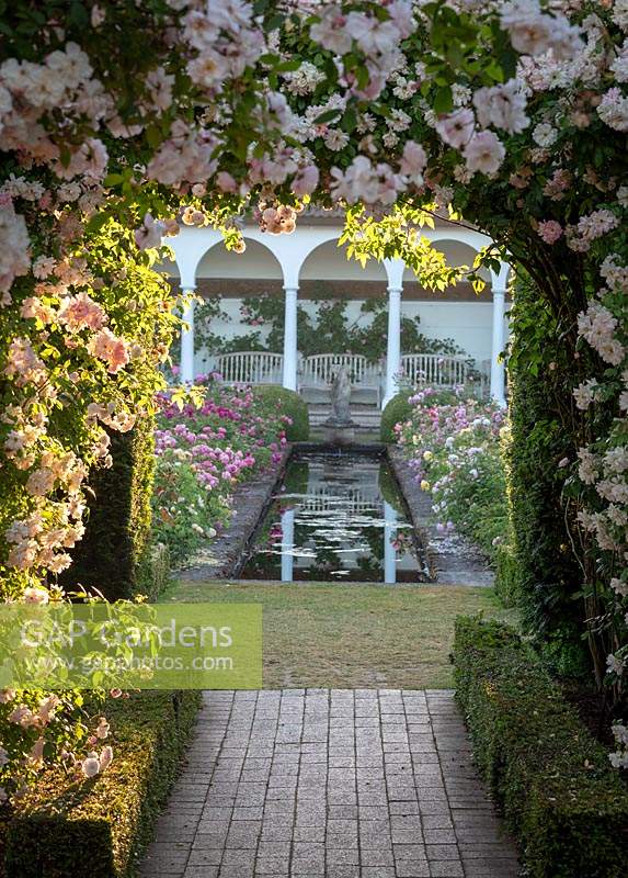 Entrance to The Renaissance Garden at David Austin Roses