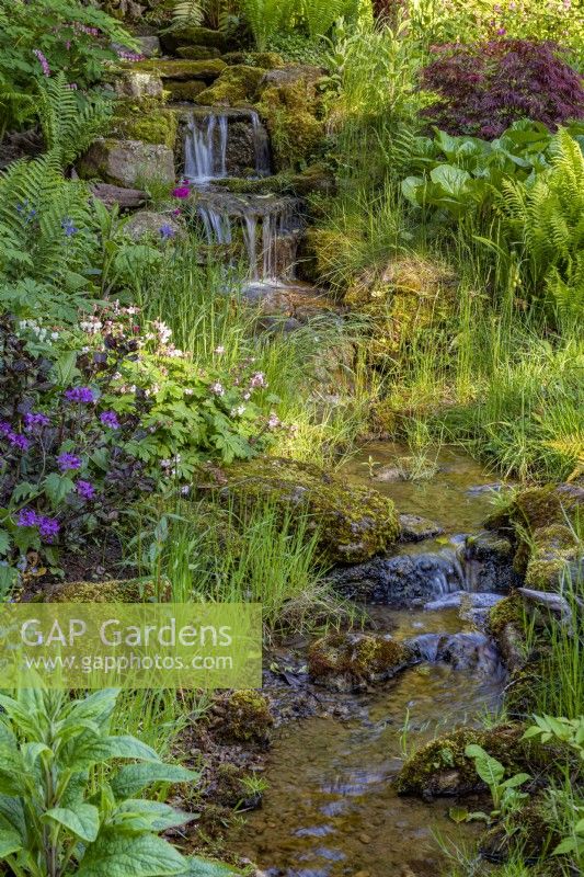 Qater cascade at Fittleworth House in Sussex may