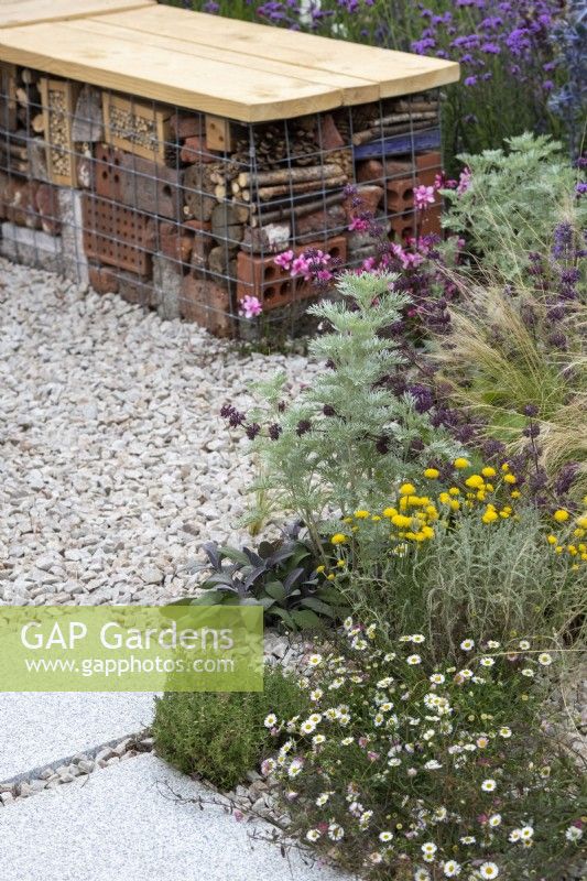 Turfed Out garden at RHS Hampton Court flower show 2022 - Designed by Hamzah-Adam Desai