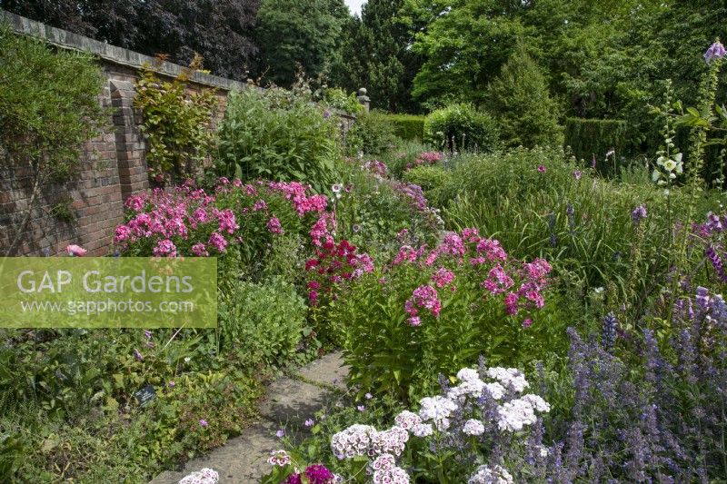 Flowerbeds in Winterbourne Botanic Garden - June