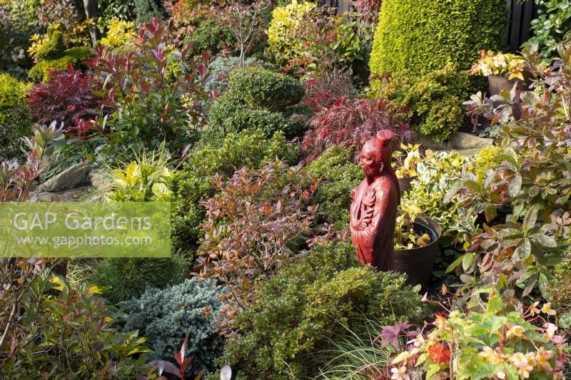 Buddha in the Four Seasons Garden - West Midlands - October
