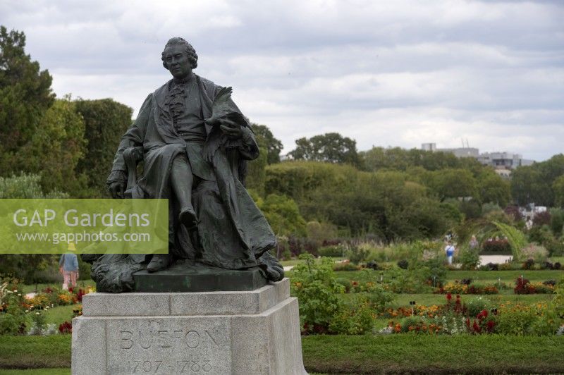 Paris France 
Jardin des Plantes gardens
Statue of naturalist Georges-Louis Leclerc, Comte de Buffon