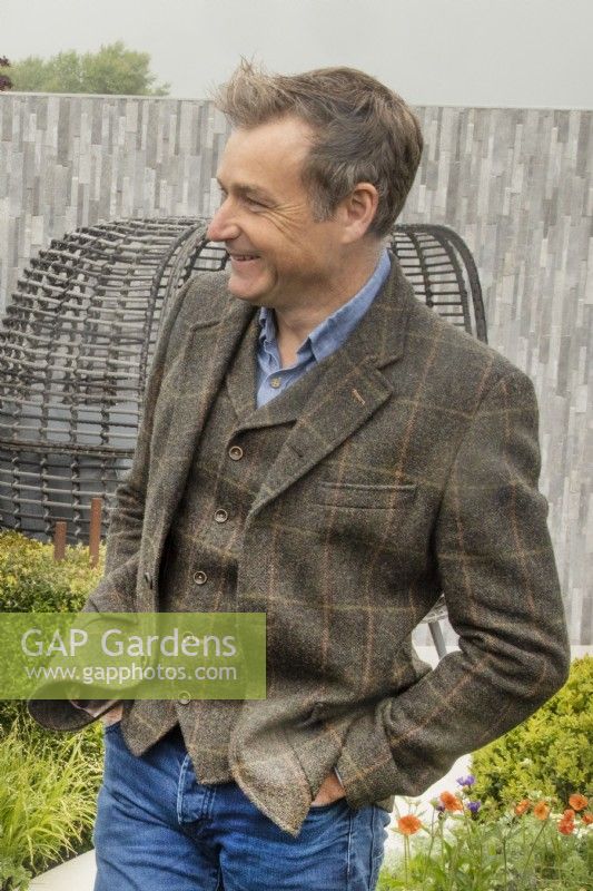 Chris Beardshaw, garden Designer, at Malvern Spring Gardening Show 2019