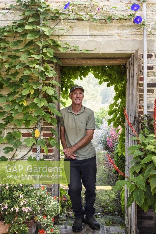 Andrew Humphris, head gardener of Parham House Gardens in West Sussex