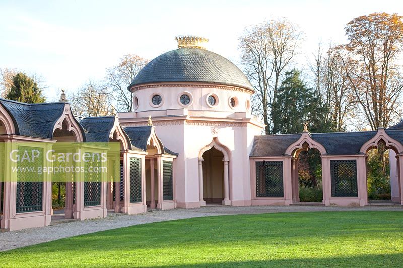 The Mosque Garden in the Schwetzingen Palace Garden 