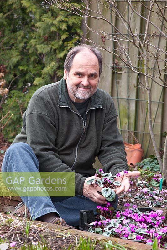Garden owner Jan Bravenboer 