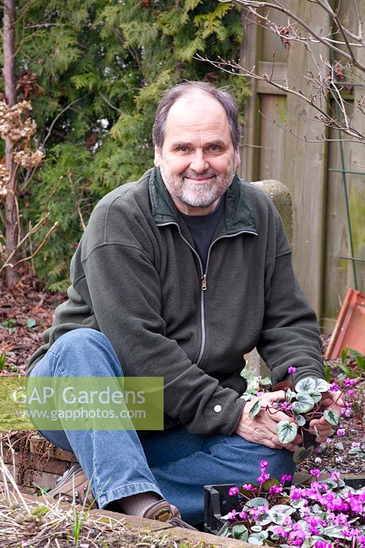 Garden owner Jan Bravenboer 