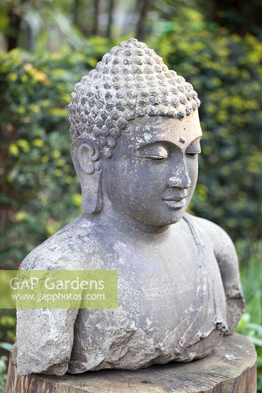 Buddha statue in the garden 