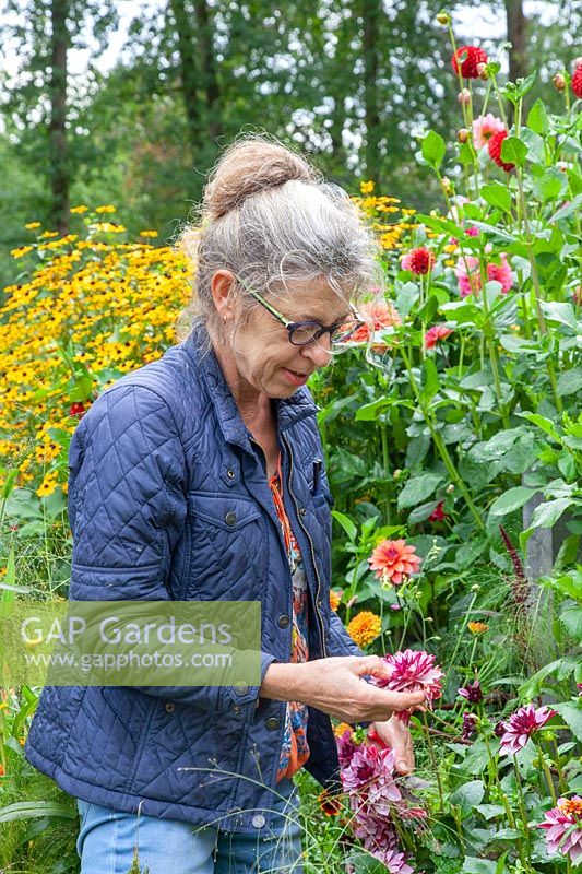 Garden owner, Anja van Heeswijk 