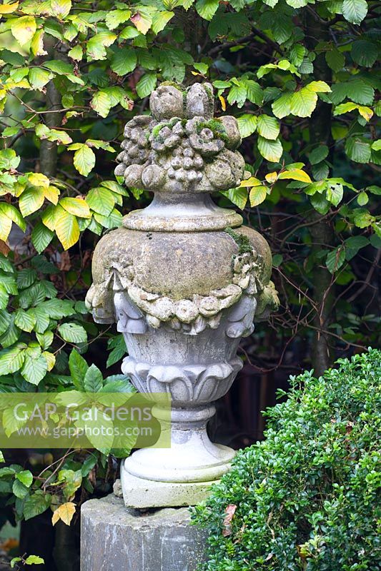 Classic vase made of cast stone 