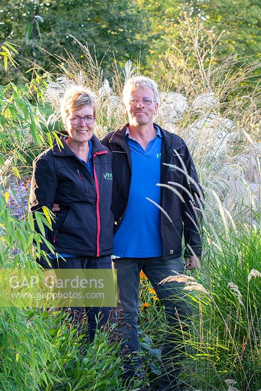 Garden owners Tineke and Gerbert Barneveld 