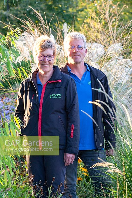 Garden owners, Tineke and Gerbert Barneveld 