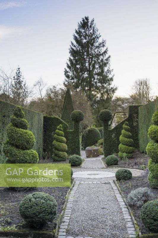 The Herb Garden at York Gate in February