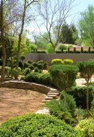 Modern dry garden at El Paso USA