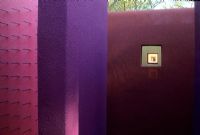 Garden of painted rooms, minimalist contemporary garden in El Paso USA