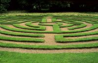 Turf maze at Doddington Hall in Lincolnshire