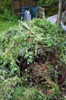 Typical compost heap or pile