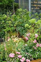 The Wedgewood Garden, designed by Jo Thompson, sponsored byWedgwood, RHS Chelsea Flower Show, 2019. 