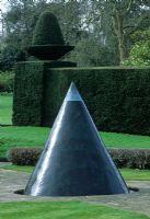 Obelisk water feature designed by William Pye - Antony House, Cornwall

