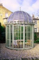 Restored original 19th century solarium in a Cambridge garden