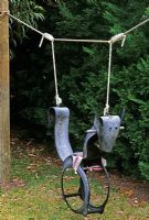 Swing made from old tyre