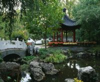 The Grigg Nanjing Friendship Garden, an authentic chinese garden with pavilion - Missouri Botanical Garden, USA