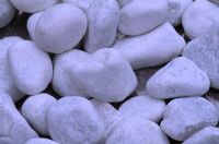 White marble cobbles