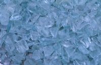 6-10mm white crystaleis glass mulch