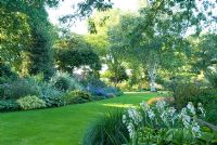 The Damp Garden, Beth Chatto in early evening sunlight