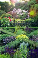 Formal herb garden