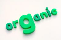 Plastic green magnetic fridge letters