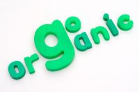 Plastic green magnertic fridge letters