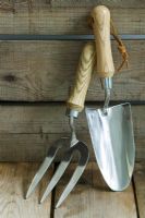 Hand fork and trowel
