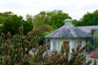 Decorative garden building surrounded by trees - Kilruddery Garden, County Wicklow