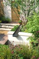 Water feature designed by Adam Frost 'A Welcome Sight' - RHS Chelsea Flower Show 2008