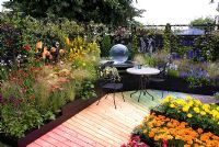 Benecol's Prism Corner Garden - supporting Rainbow Trust  - RHS Hampton Court Flower Show 2008