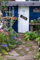 'Mrs Eardley's Teashop - Celebrating 30 Years of the 'Gritstone Trail' garden, by Cheshire County Council, RHS Tatton Flower Show 2008