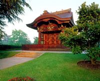 The impressive Japanese Gateway, Chokushi-Mon. The Japanese Landscape, RGB, Kew.